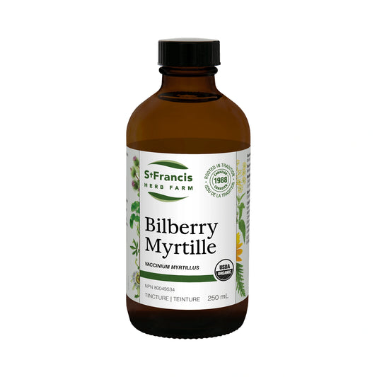 St. Francis Bilberry Leaf & Berry 250mL