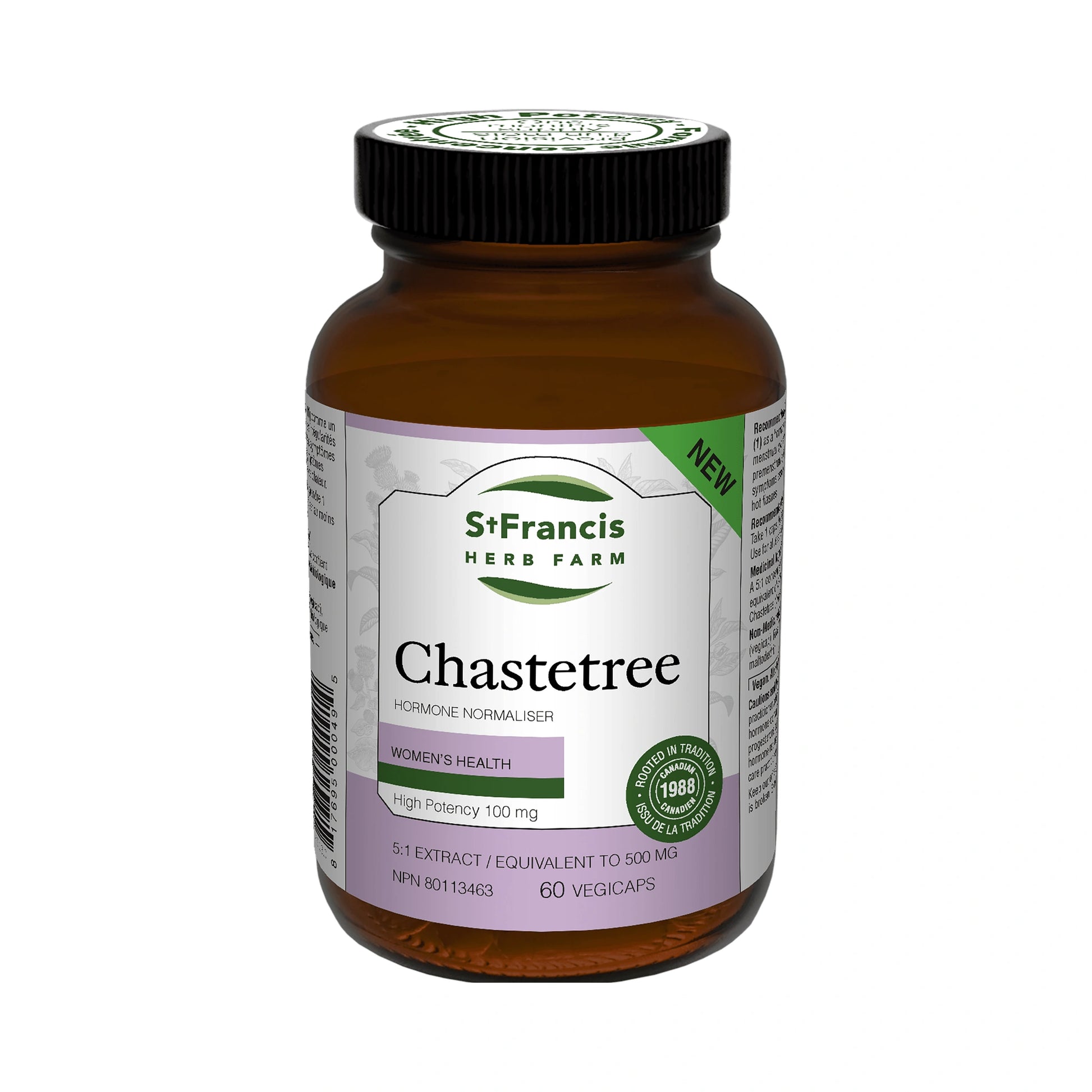St. Francis Chastetree 5:1 Extract 60 Capsules