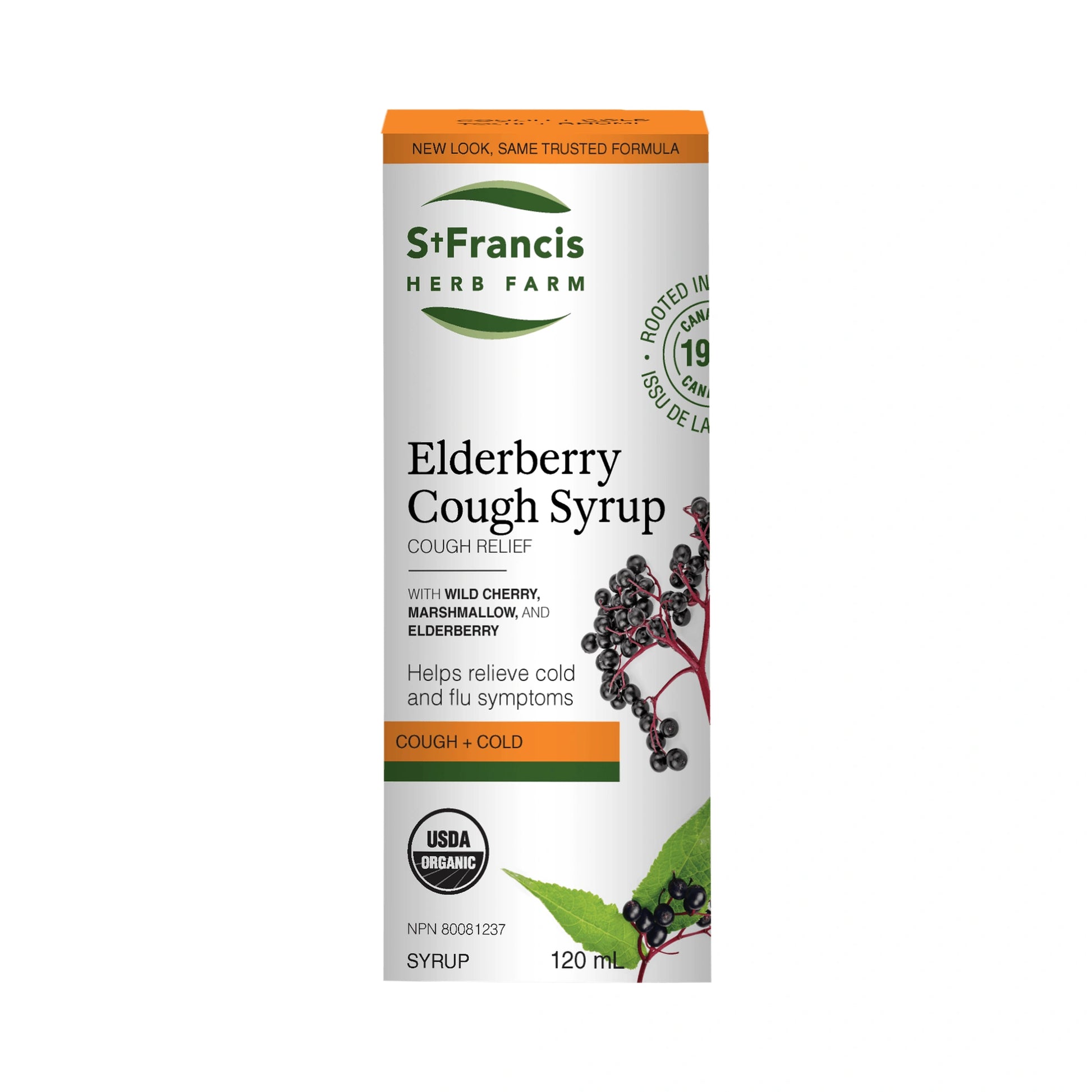 St. Francis Elderberry Cough Syrup Adults 120mL
