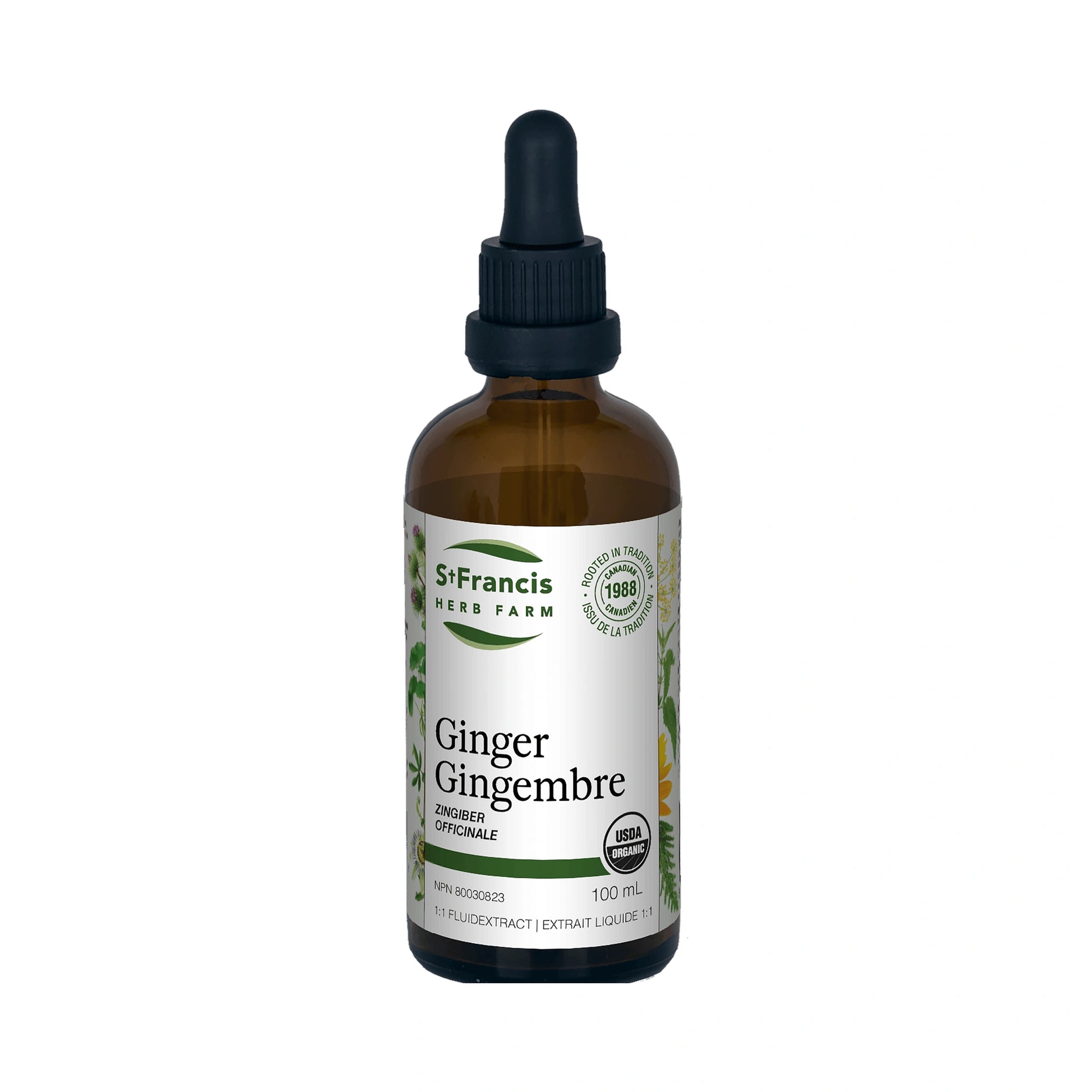 St. Francis Ginger 1:1 FluidExtract 100mL