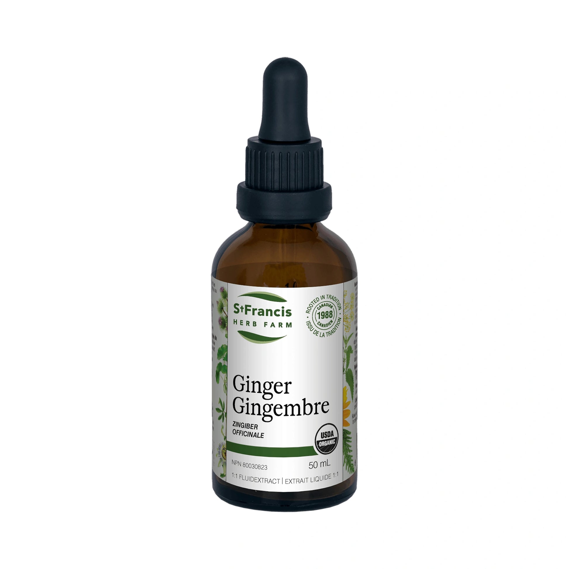 St. Francis Ginger 1:1 FluidExtract 50mL