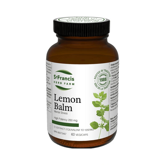 St. Francis Lemon Balm 5:1 Extract 60 Capsules