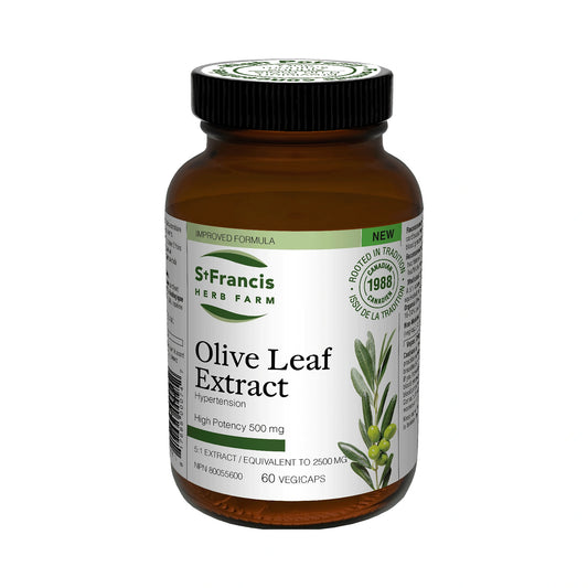 St. Francis Olive Leaf 5:1 Extract 60 Capsules