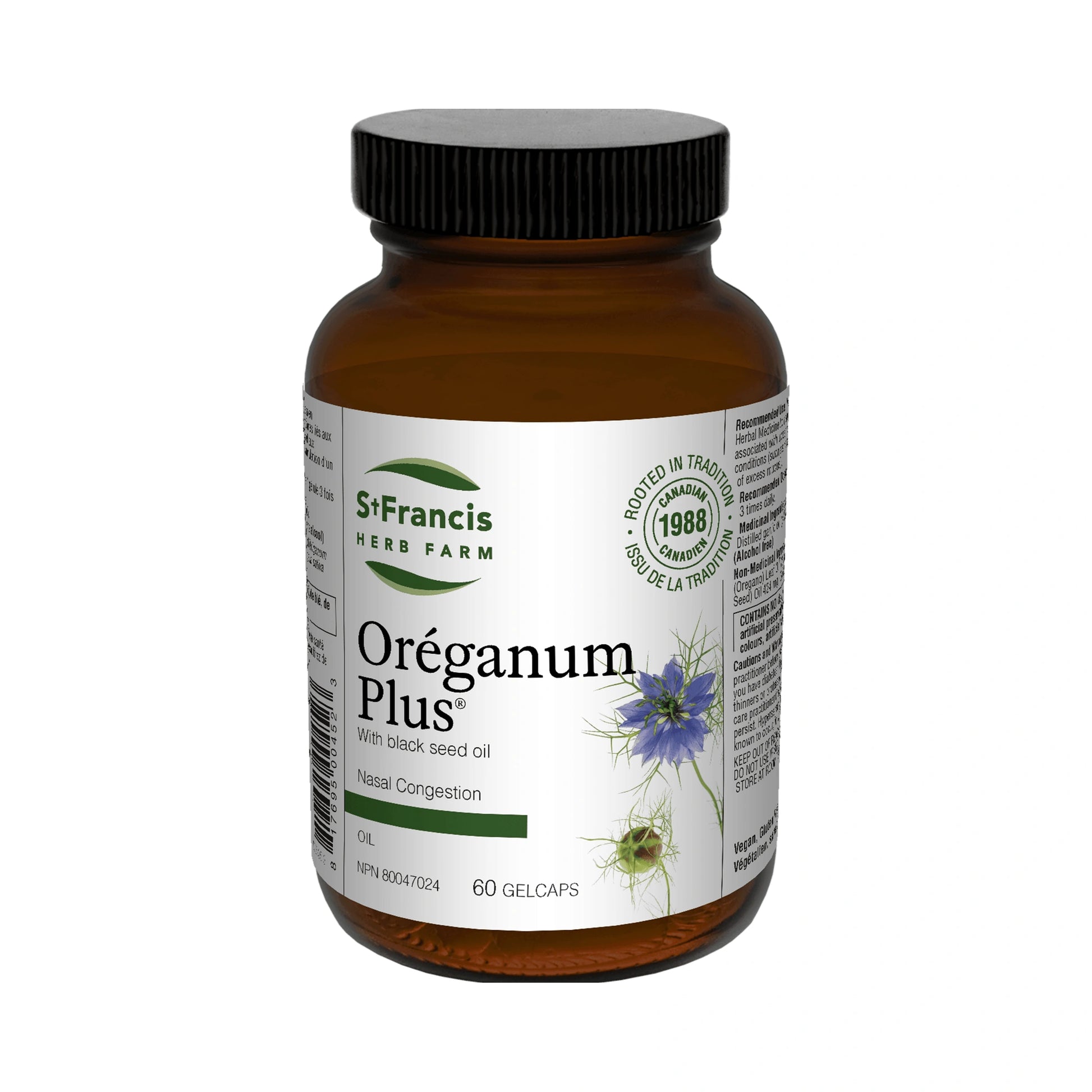 St. Francis Oreganum Plus 60 Gelcaps