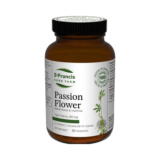 St. Francis Passion Flower 5:1 Extract 60 Capsules