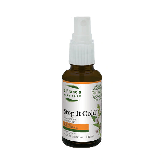 St. Francis Stop It Cold Throat Spray 30mL