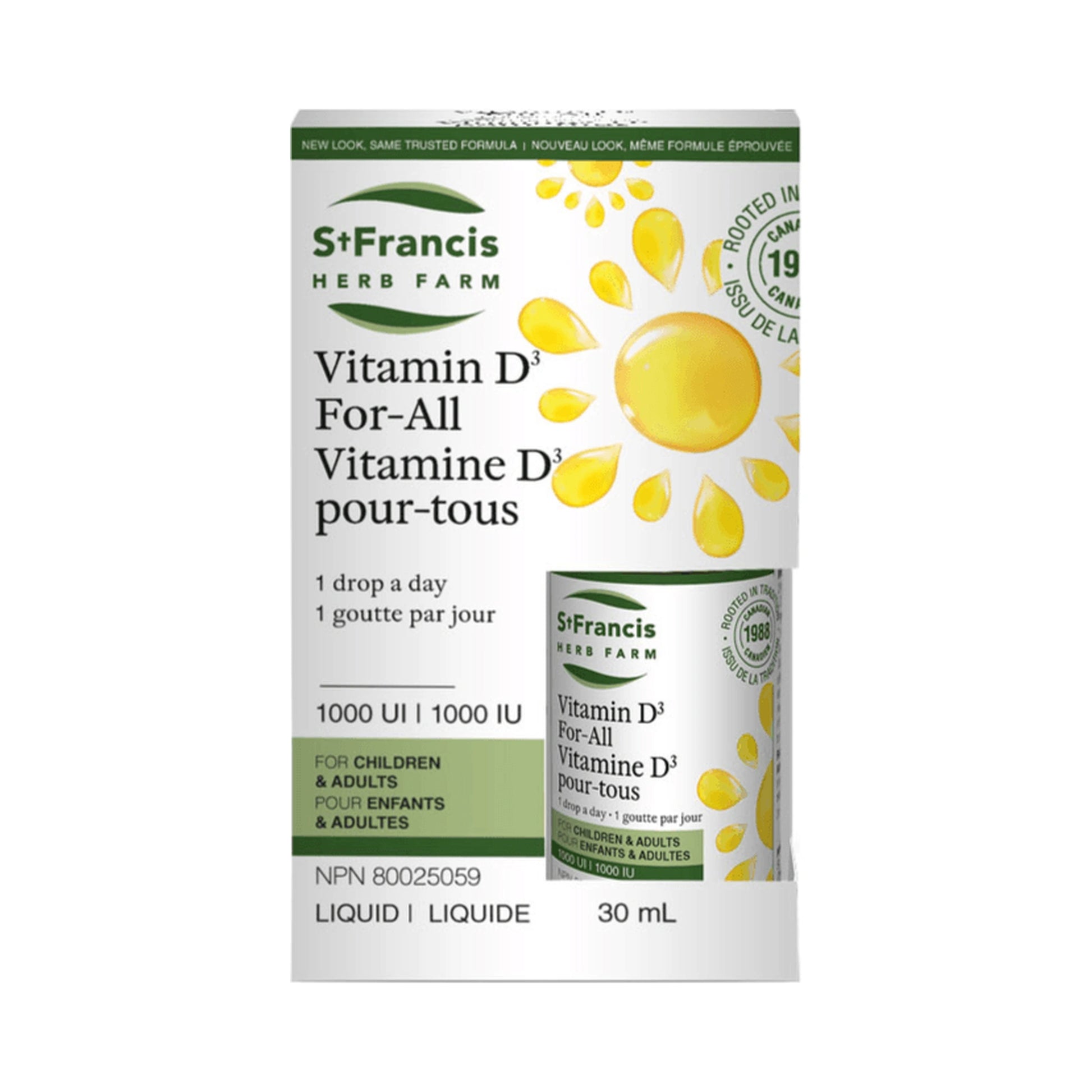 St. Francis Vitamin D for All 1000IU 30mL