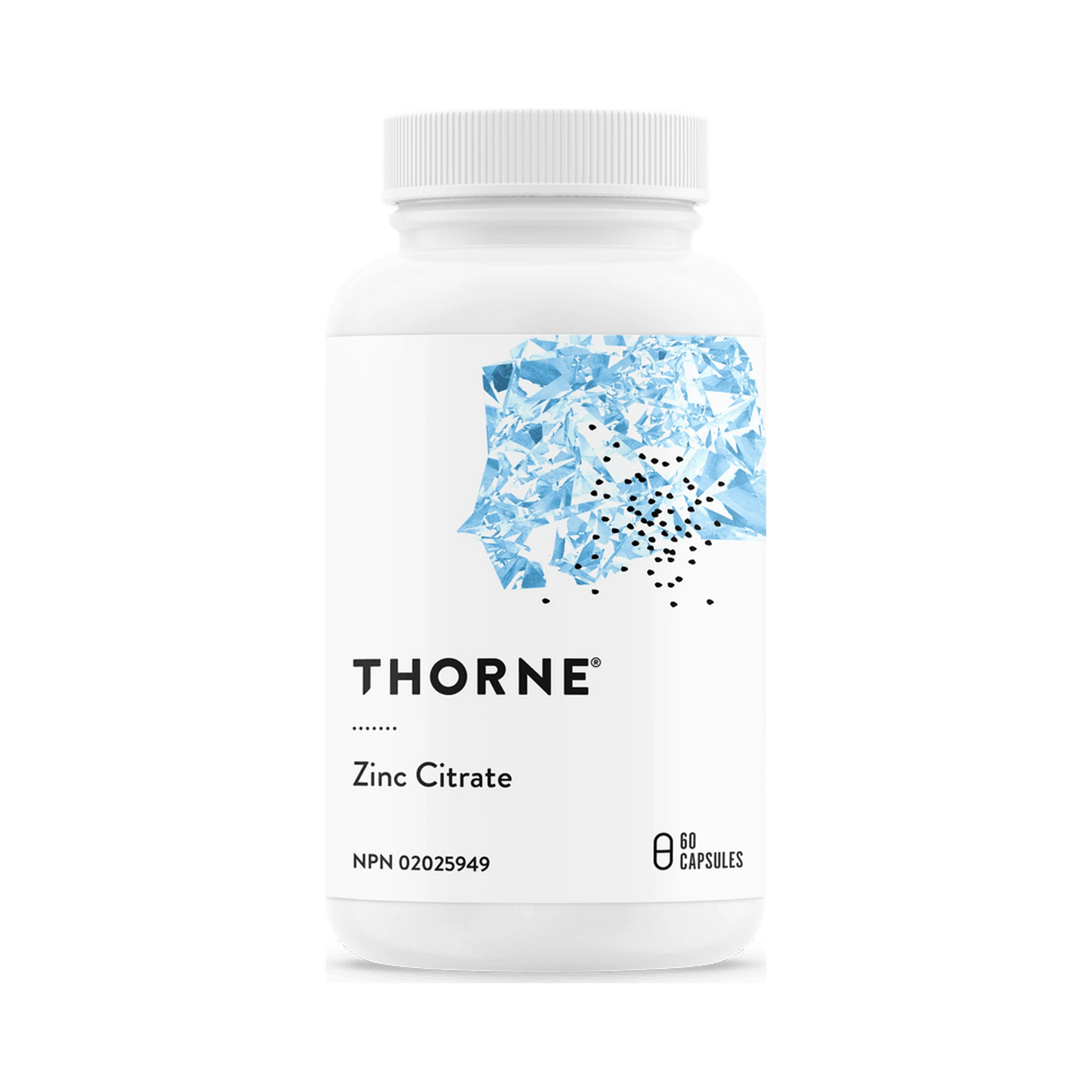 Thorne Zinc Citrate 60 Capsules