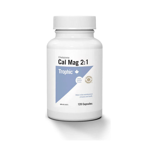 Trophic Cal Mag 2:1 Chelazome 120 Capsules