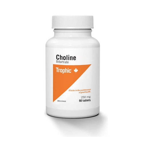 Trophic Choline Bitartrate 250mg 90 Tablets