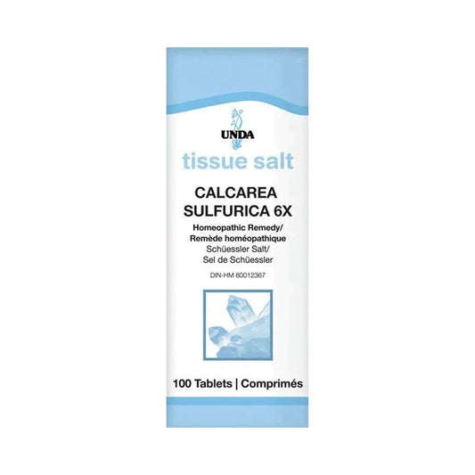 UNDA Calcarea Sulfurica 6X 100 Tablets