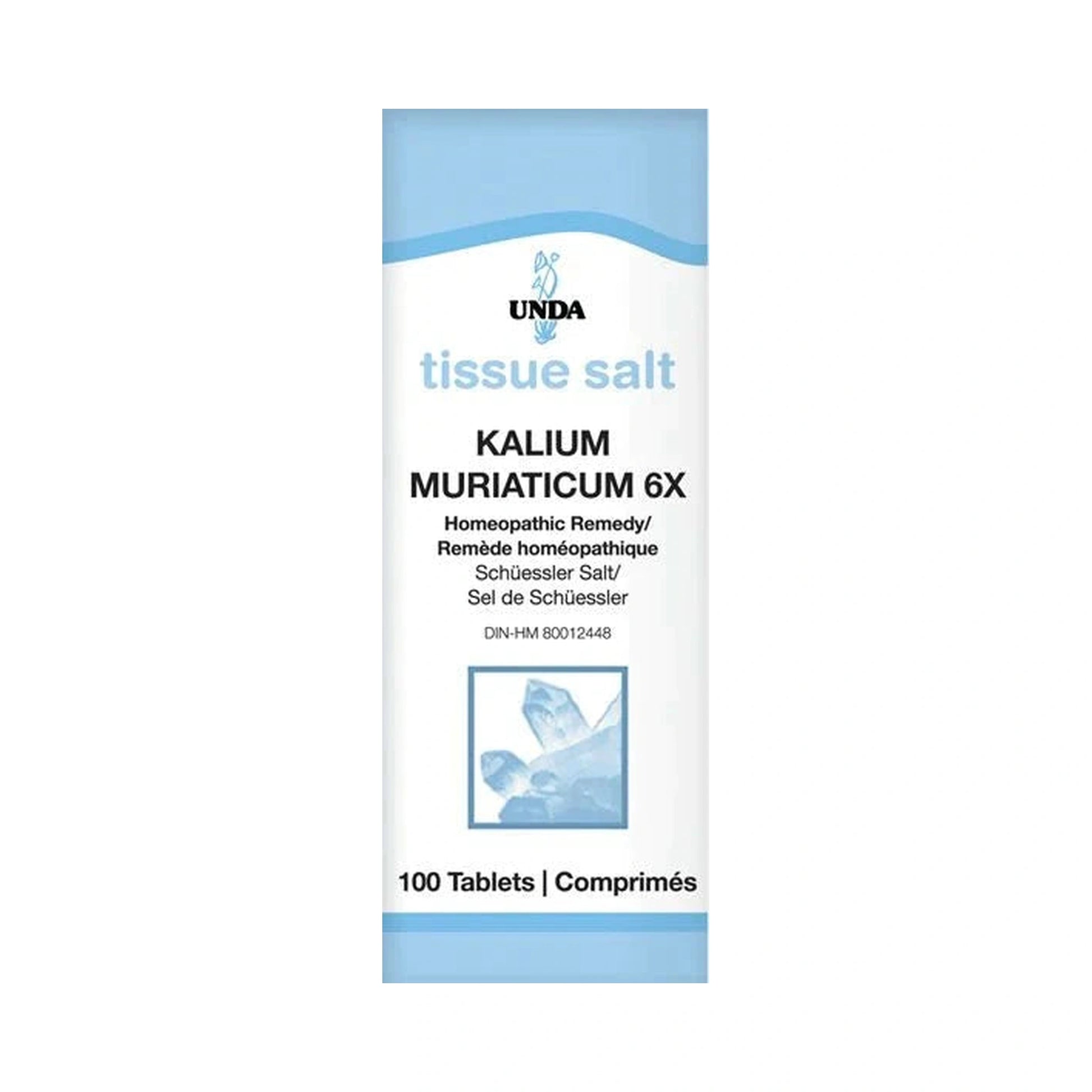 UNDA Kalium Muriaticum 6X 100 Tablets