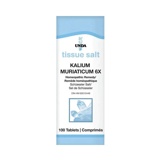 UNDA Kalium Muriaticum 6X 100 Tablets