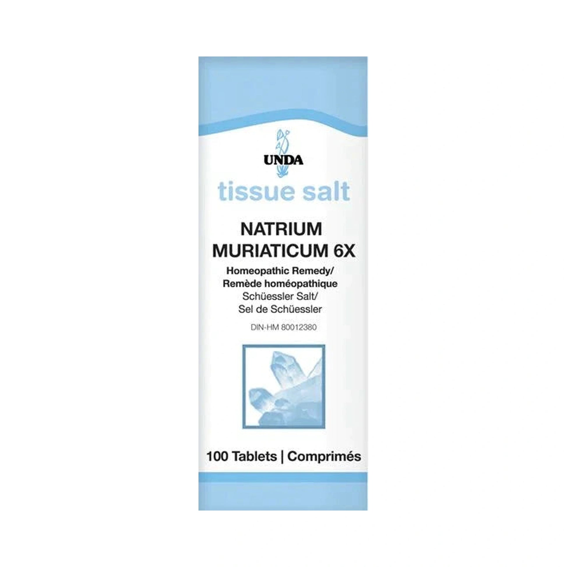 UNDA Natrium Muriaticum 6X 100 Tablets