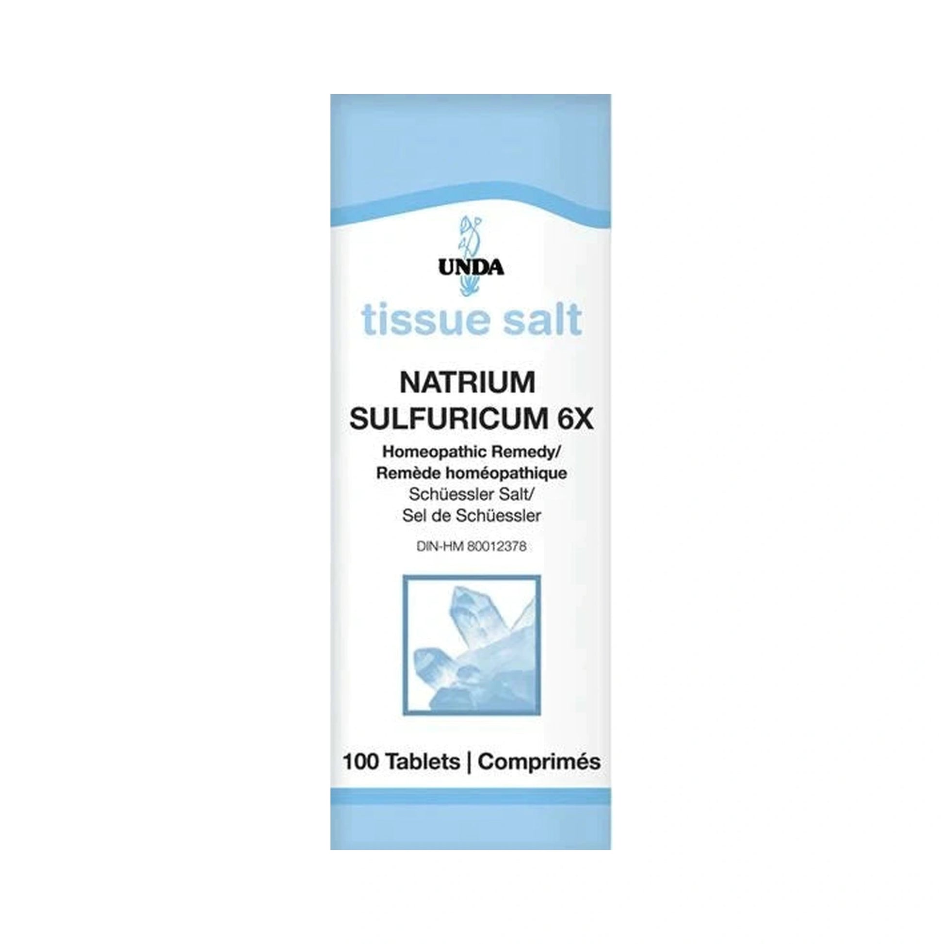 UNDA Natrium Sulfuricum 6X 100 Tablets