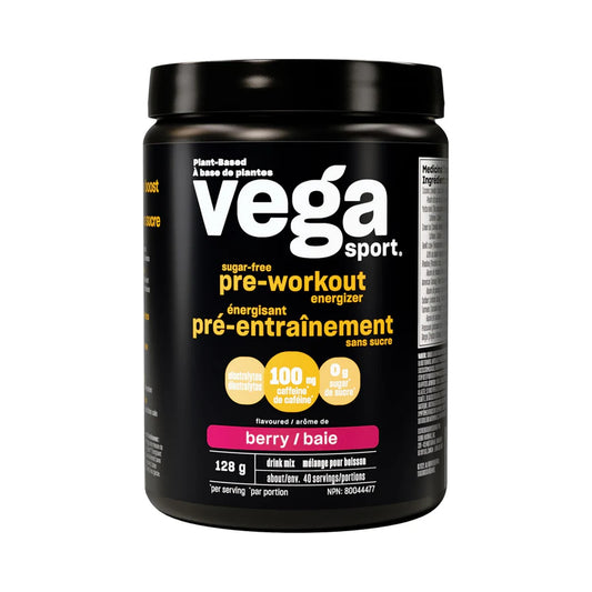 Vega Sport PreWorkout Energizer Sugarfree Lemon Lime 136g