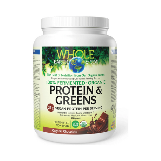 Whole Earth & Sea Fermented Organic Protein & Greens Organic Chocolate 710g