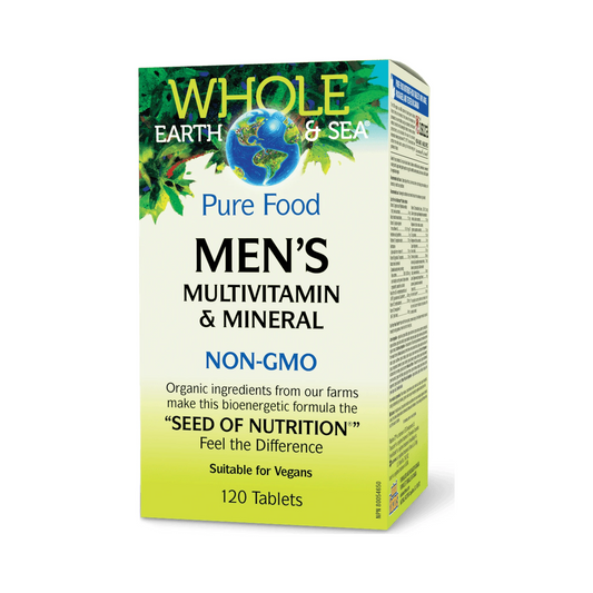 Whole Earth & Sea Men’s Multivitamin & Mineral 120 Tablets