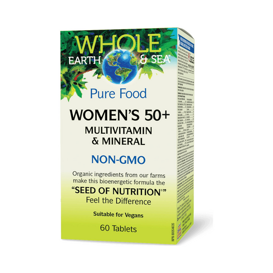 Whole Earth & Sea Women’s 50+ Multivitamin & Mineral 60 Tablets