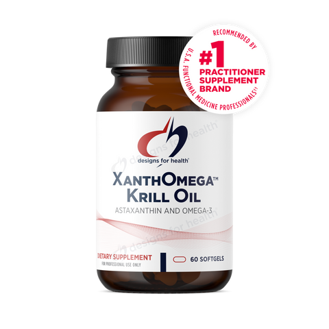 Designs for Health XanthOmega Krill Oil 60 Softgels