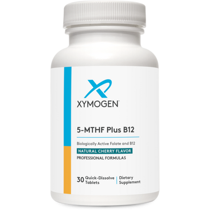 Xymogen 5-MTHF Plus B12 Cherry 30 Tablets