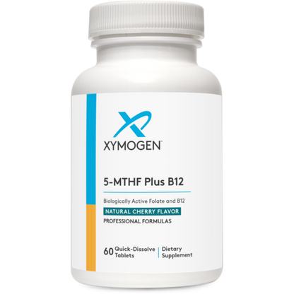 Xymogen 5-MTHF Plus B12 Cherry 60 Tablets