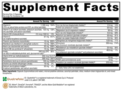 Xymogen ActivNutrients 120 Capsules