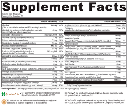 Xymogen ActivNutrients Performance 120 Capsules