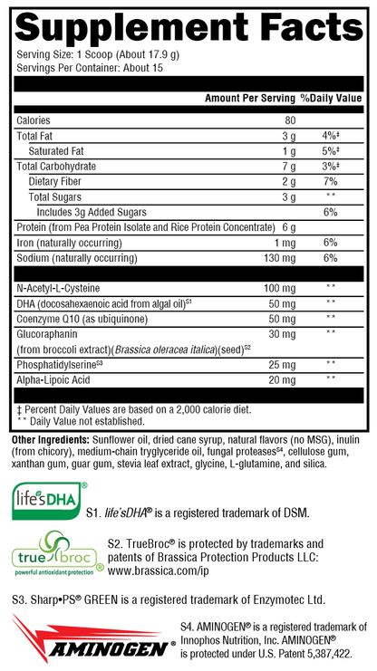 Xymogen BrainSustain for Kids Vanilla Delight 268.5g