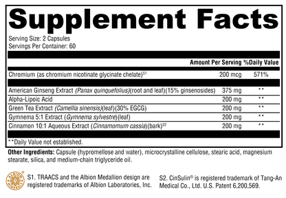 Xymogen CinnDromeX 120 Capsules