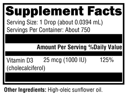 Xymogen D3 Liquid 30mL