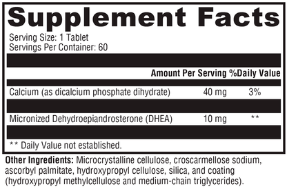 Xymogen DHEA Micronized 10mg 60 Tablets