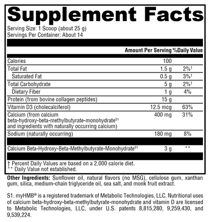 Xymogen FIT Lean Food Collagen Vanilla 350g