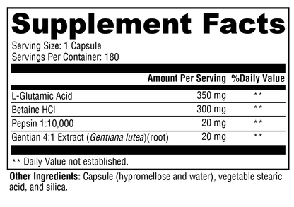 Xymogen GastrAcid 180 Capsules