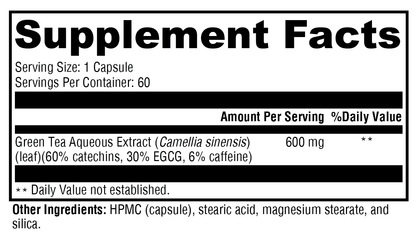 Xymogen Green Tea 600 60 Capsules