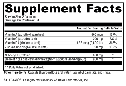 Xymogen Immune Essentials Daily 120 Capsules