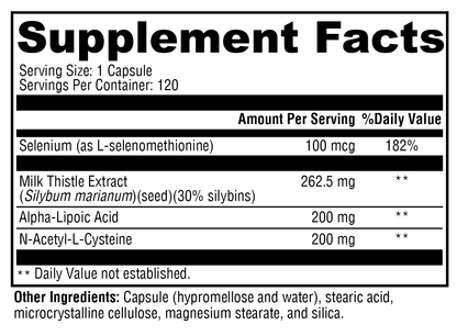 Xymogen Liver Protect 120 Capsules
