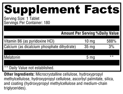 Xymogen Melatonin CR 180 Tablets