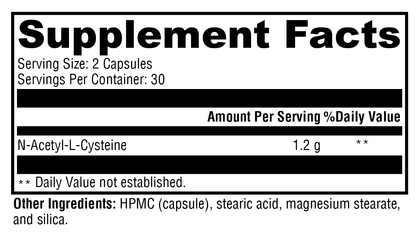Xymogen NAC 60 Capsules