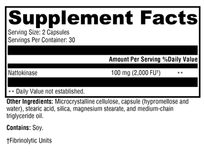 Xymogen Nattokinase 60 Capsules