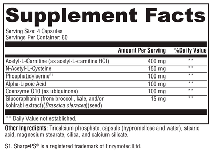 Xymogen NeuroActives BrainSustain 240 Capsules