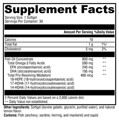 Xymogen OmegaPure PRM 30 Softgels