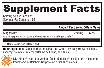 Xymogen OptiMag 125 120 Capsules