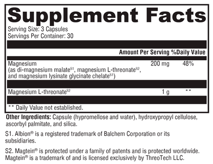 Xymogen OptiMag Neuro 90 Capsules