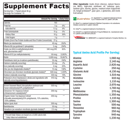 Xymogen OptiMetaboliX Vanilla Delight No Added Sugar, No Stevia 460g