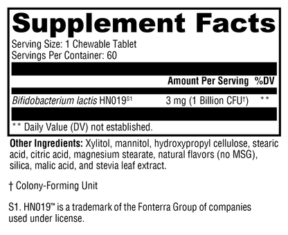 Xymogen ProbioMax Oral 60 Chewable Tablets