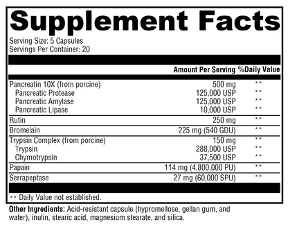 Xymogen ProteoXyme 100 Capsules
