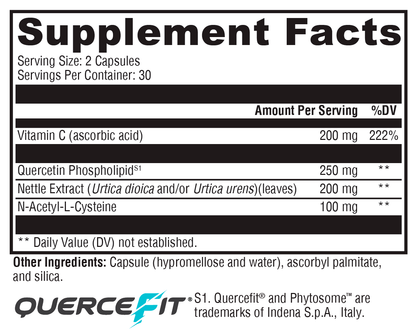 Xymogen Quercetin 20 Plus 60 Capsules