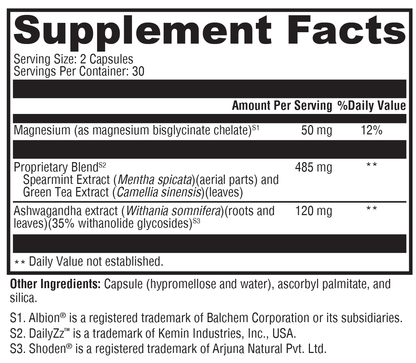 Xymogen Sleep & Perform 60 Capsules