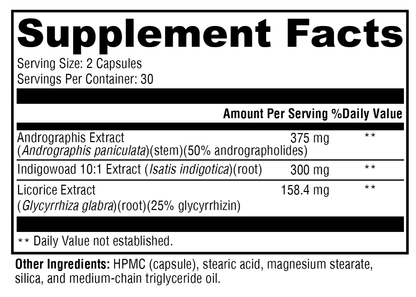 Xymogen Viragraphis 60 Capsules